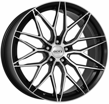 Cerchio in lega DOTZ SUZUKA DARK 10x20 5x112 +40 70,1 BLACK/POLISHED