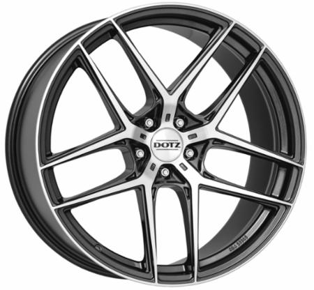 Cerchio in lega DOTZ LAGUNASECA DARK 10x20 5x120 +40 72,6 GUNMETAL/POLISHED