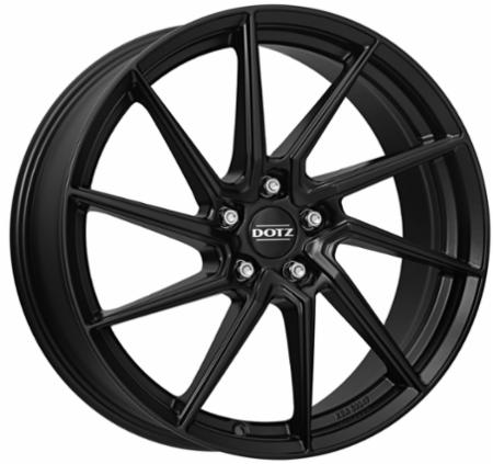 Cerchio in lega DOTZ SPA BLACK 7,5x17 5x114,3 +38 71,6 BLACK MATT