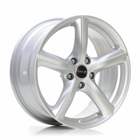 Cerchi in lega AVUS modello AF8 finitura HYPER SILVER dimensione 6x15