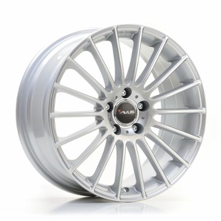 Cerchi in lega AVUS modello AC-M03 finitura HYPER SILVER dimensione 6,5x16