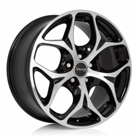 Cerchi in lega AVUS modello AC-MB2 finitura ANTHRACITE POLISHED dimensione 8,5x18