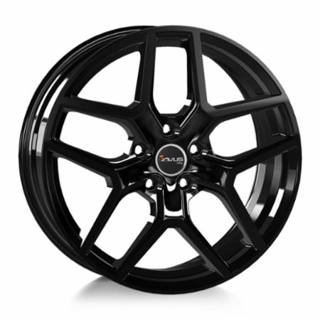 Cerchi in lega AVUS modello AC-519 finitura BLACK dimensione 7x17