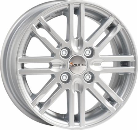 Cerchi in lega AVUS modello KOALA finitura HYPER SILVER dimensione 5x13
