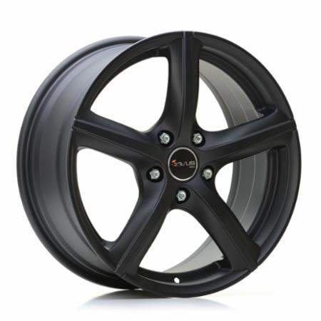 Cerchi in lega AVUS modello AF8 finitura MATT BLACK dimensione 6x15